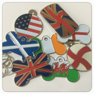 Enamel Country Flags