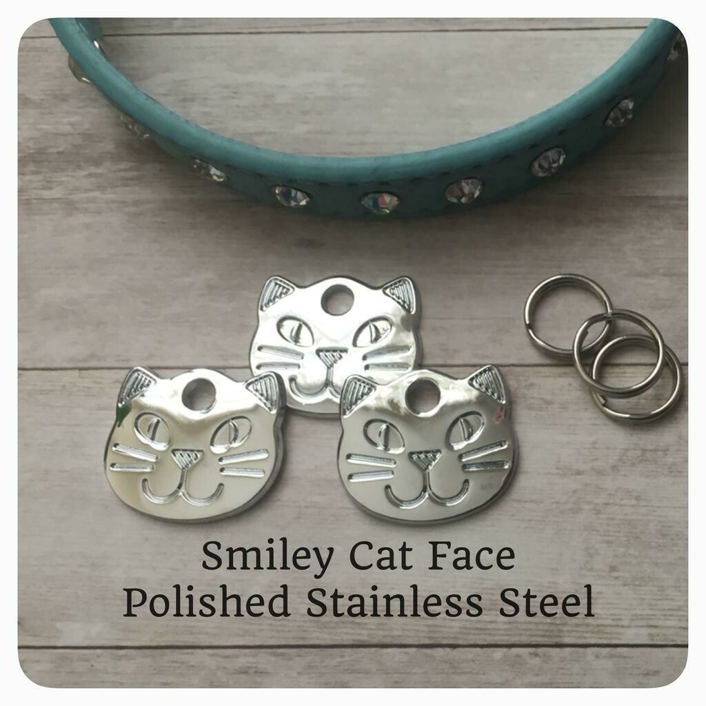 Smiley CAT FACE Stainless Steel