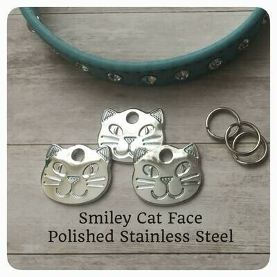 Smiley CAT FACE Stainless Steel
