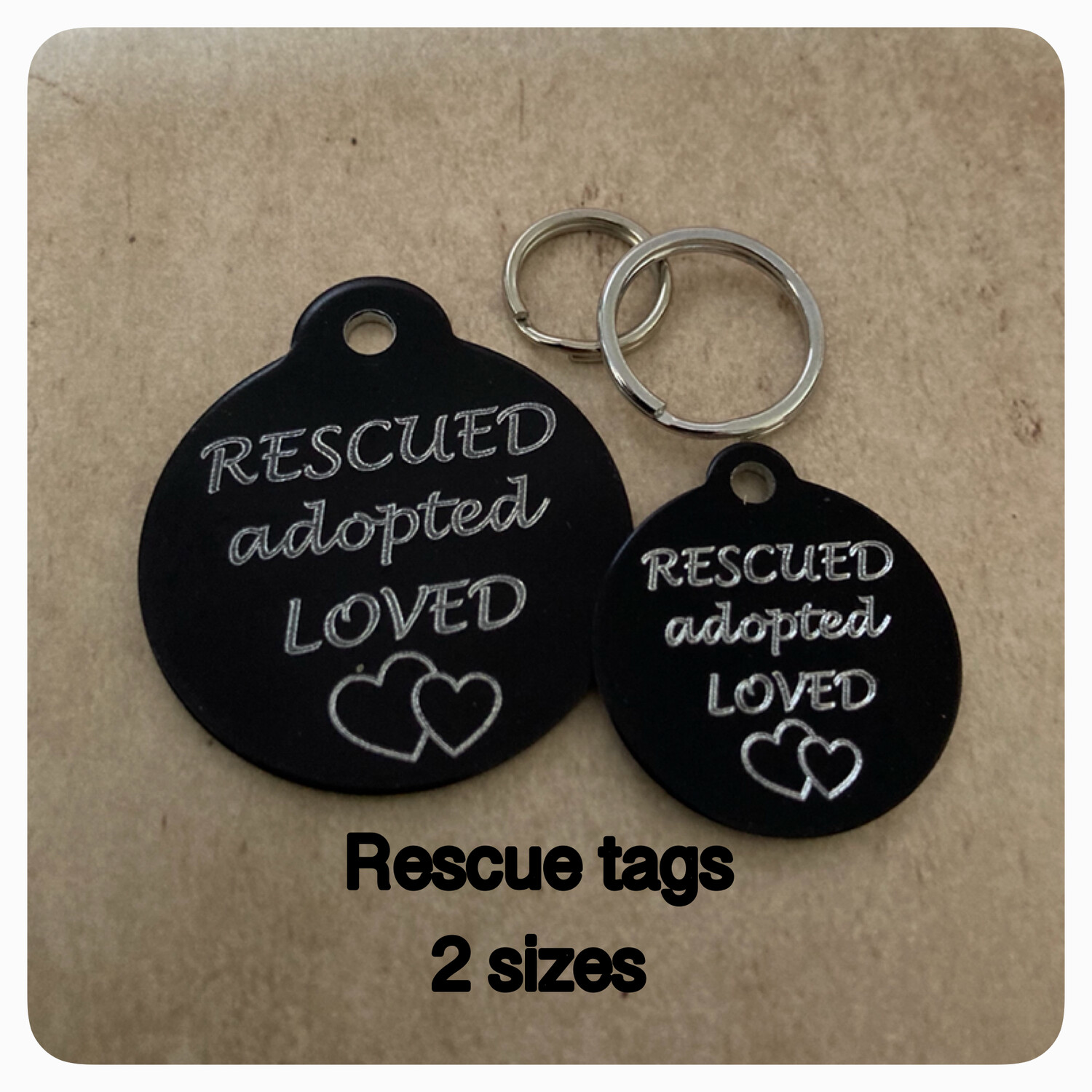 Rescue Circle Tag - 2 Sizes 