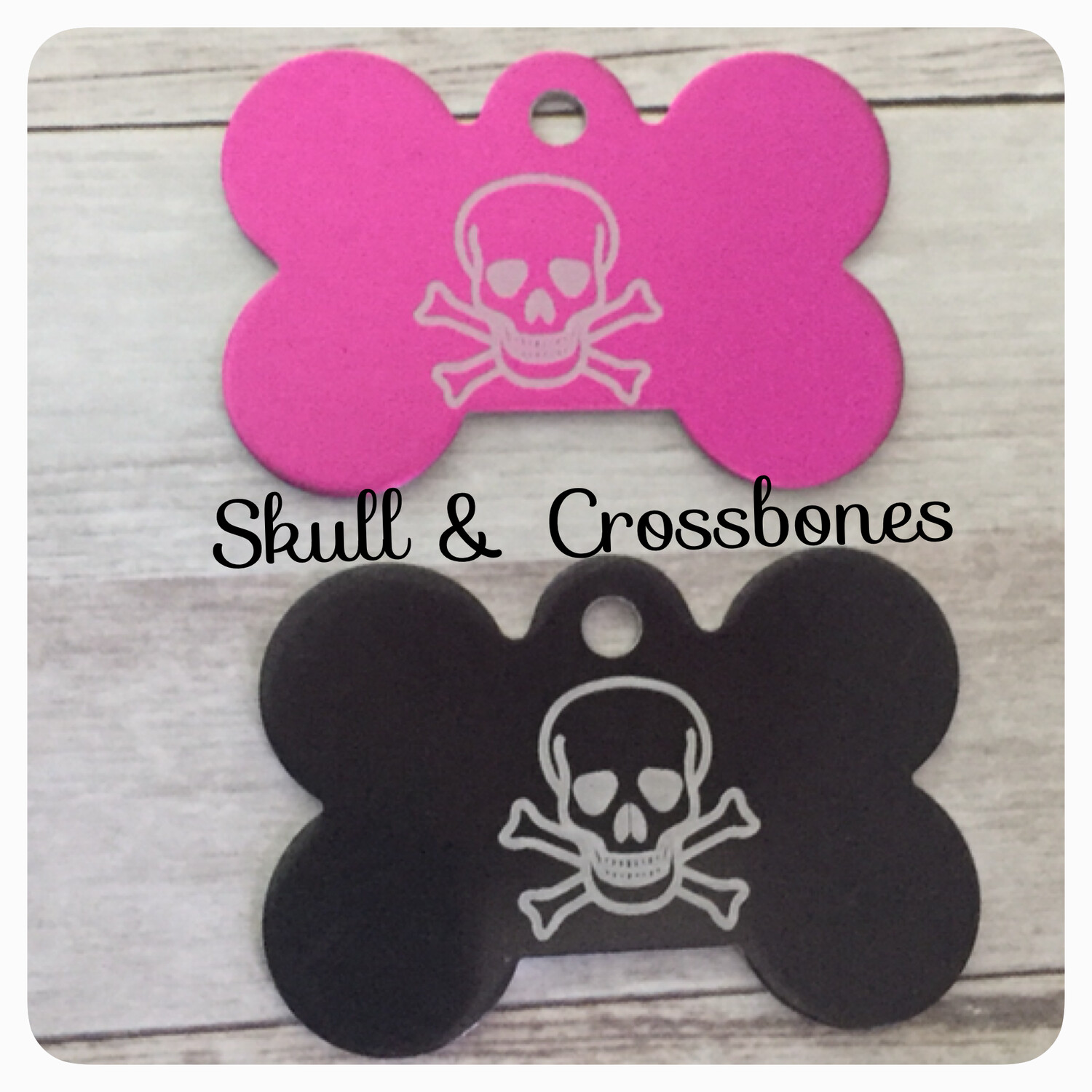 Skull Design Large Bone Pink