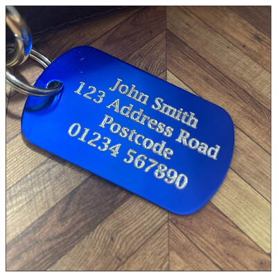 Large Military Style Dog Tag - Twin Pack £9.99 - Best Value