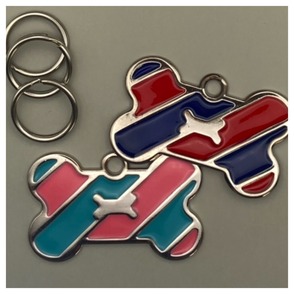 Nostalgic Bone Design Tag Bone Shape