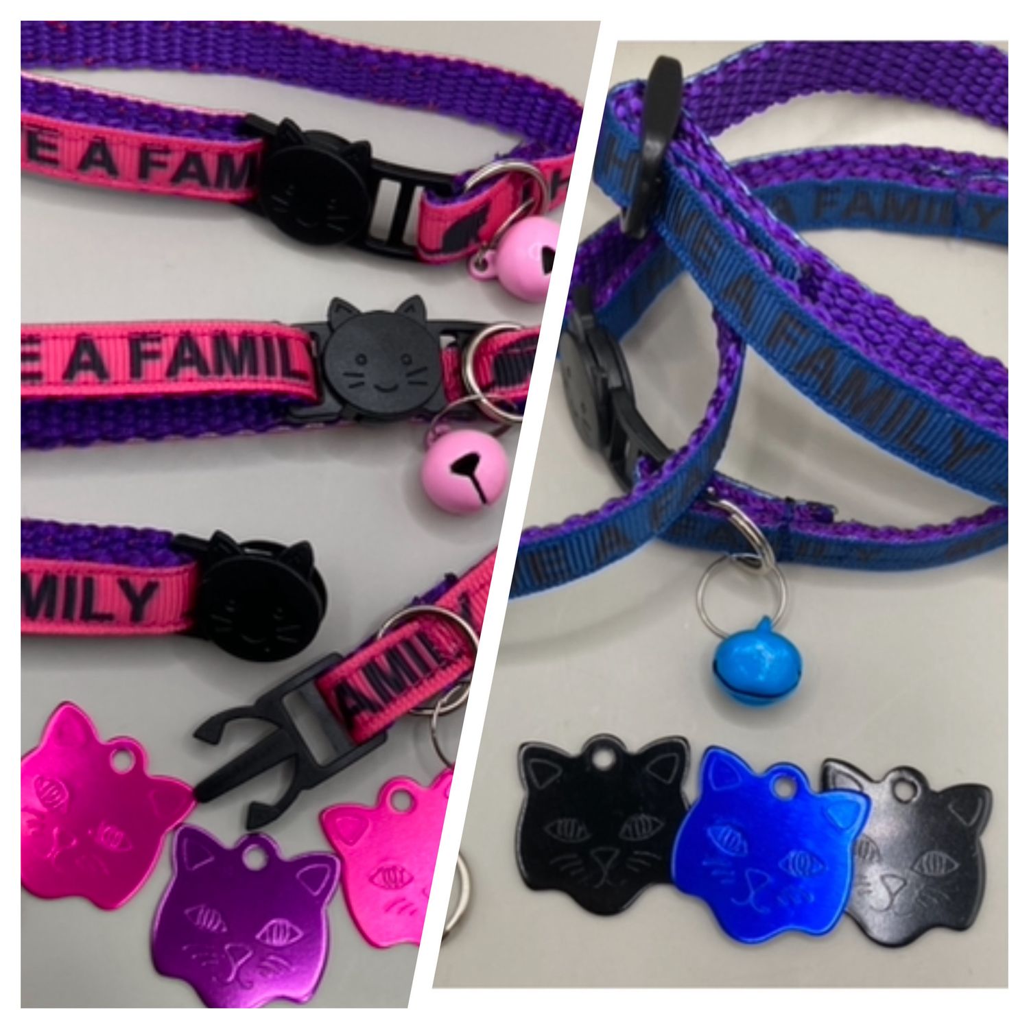Amazing Combo VALUE PACK £10.99 - Mixed Collars &amp; 3 Cat tags