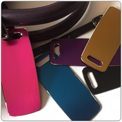 Luggage Tag - FREE ENGRAVING - Great Gift idea. ***Special Offer Now Also Includes a Faux Velvet Gift Pouch While Stocks Last!