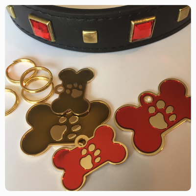 Gold Plated 24ct Bone Paw Design