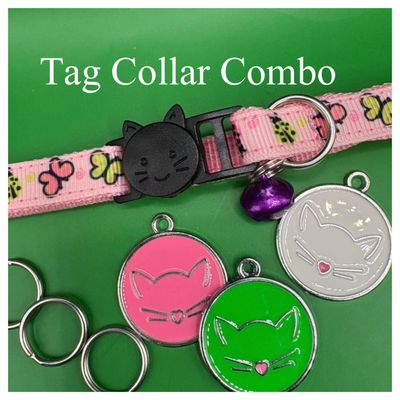 Deluxe Whiskers Tag &amp; Collar Combo