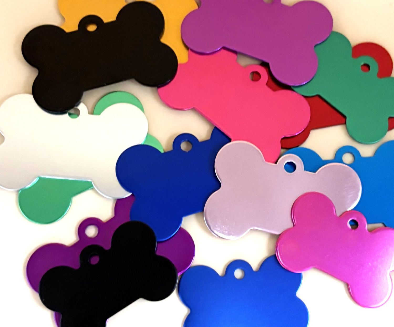 Classic Bone Tag - 10 Colour choices