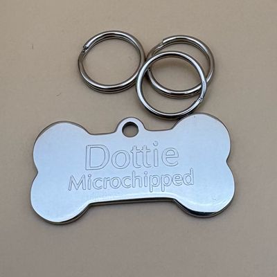 Polished Stainless Steel Medium Bone