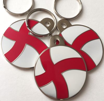 England Flag Design Circle