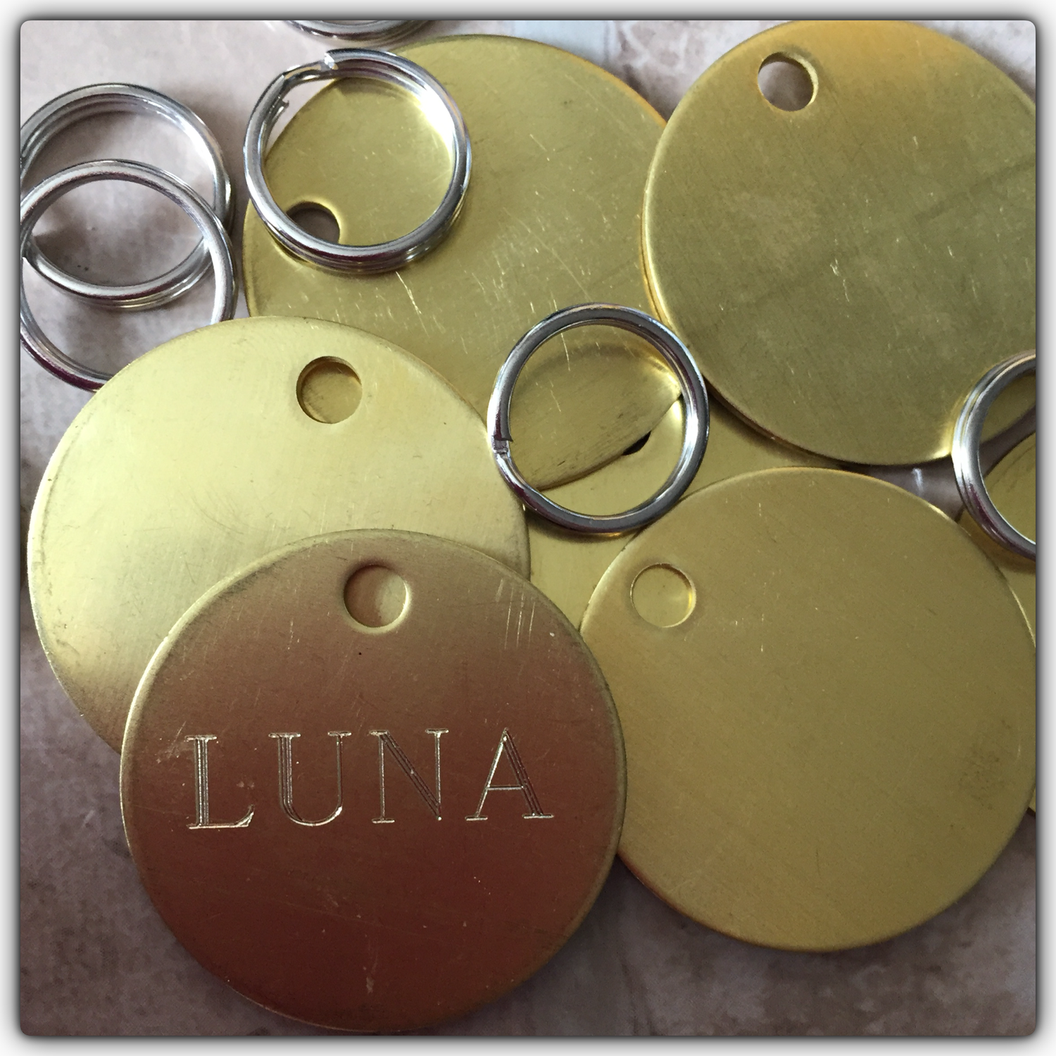 Field Brass Circles (100% Brass)