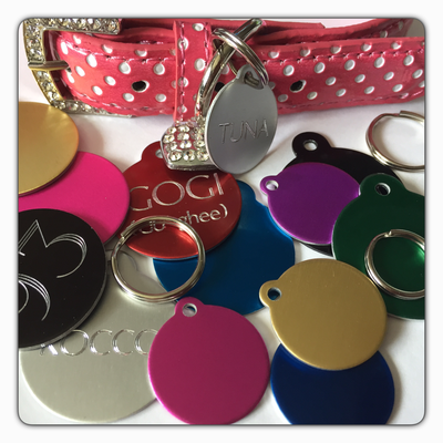 Classic Circle Tag - 10 Colour Choices