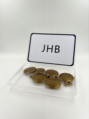 JHB Brass Metal Rivet. 6 Pieces. 23mm