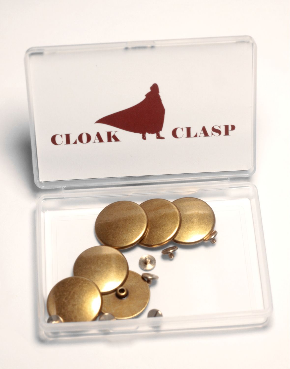 Cloak Clasp Brass Metal Rivet. 6 Pieces. 23mm
