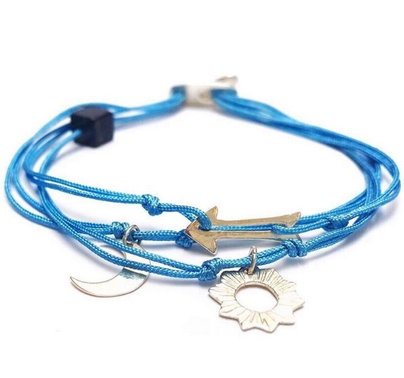 SUN MOON STAR BRACELET