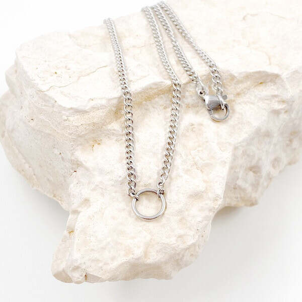 Charm Kette - Edelstahl