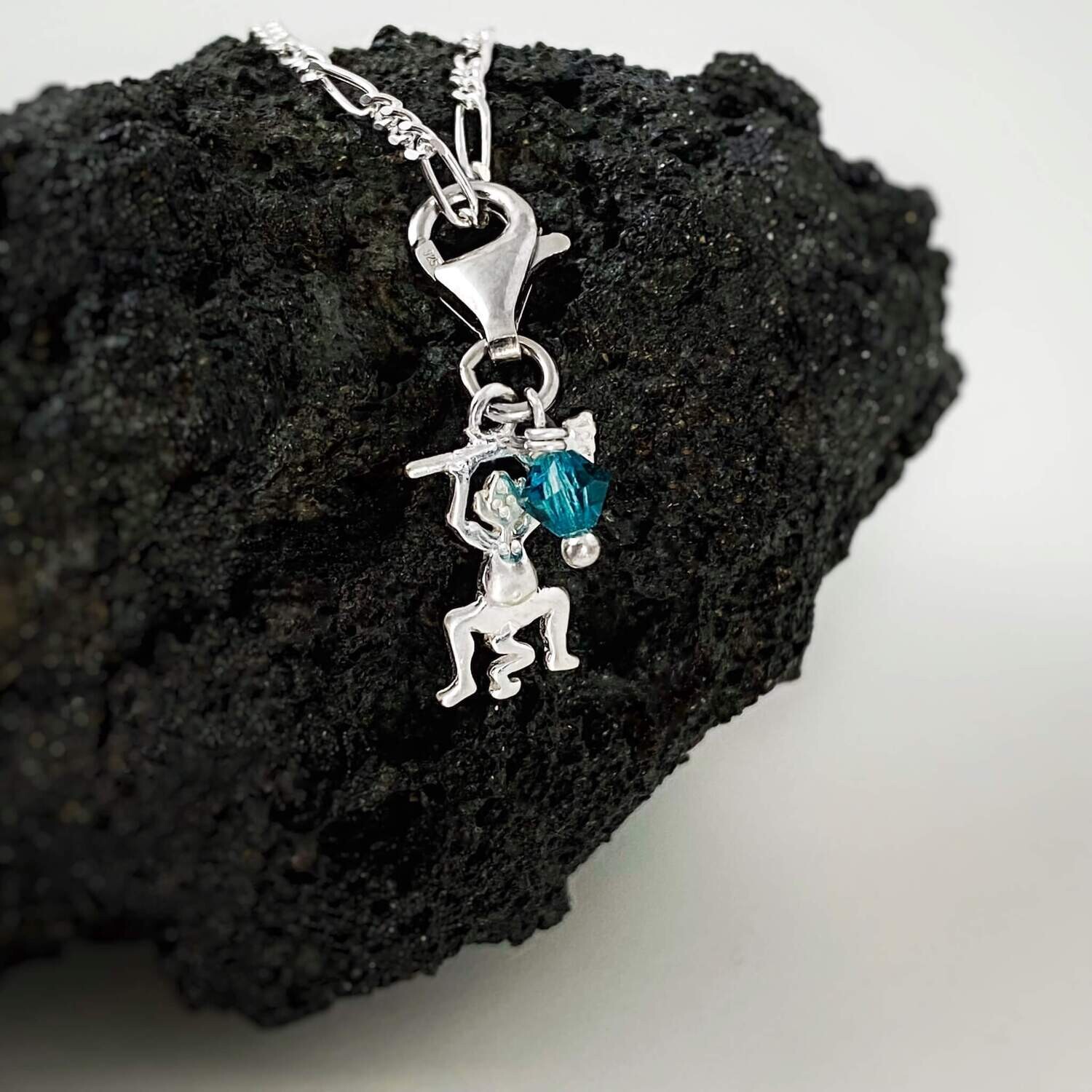 Timanfaya Teufel Charm - silber