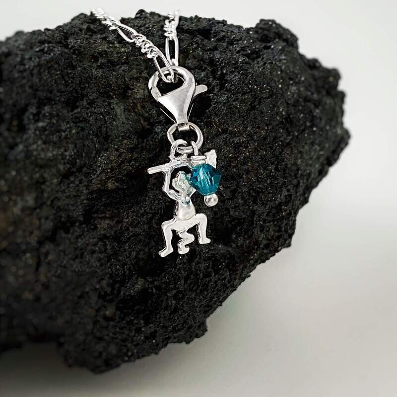 Timanfaya Teufel Charm - silber