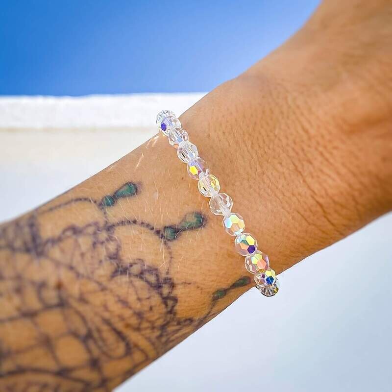 Schimmer Kristall Armband - Pur