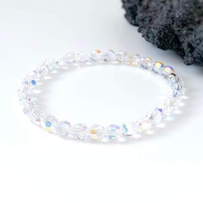 Schimmer Kristall Armband - Pur