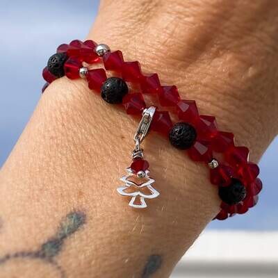 Weihnachtsbaum Charm - silber