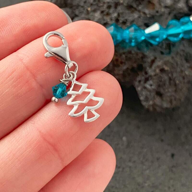 Weihnachtsbaum Charm - silber