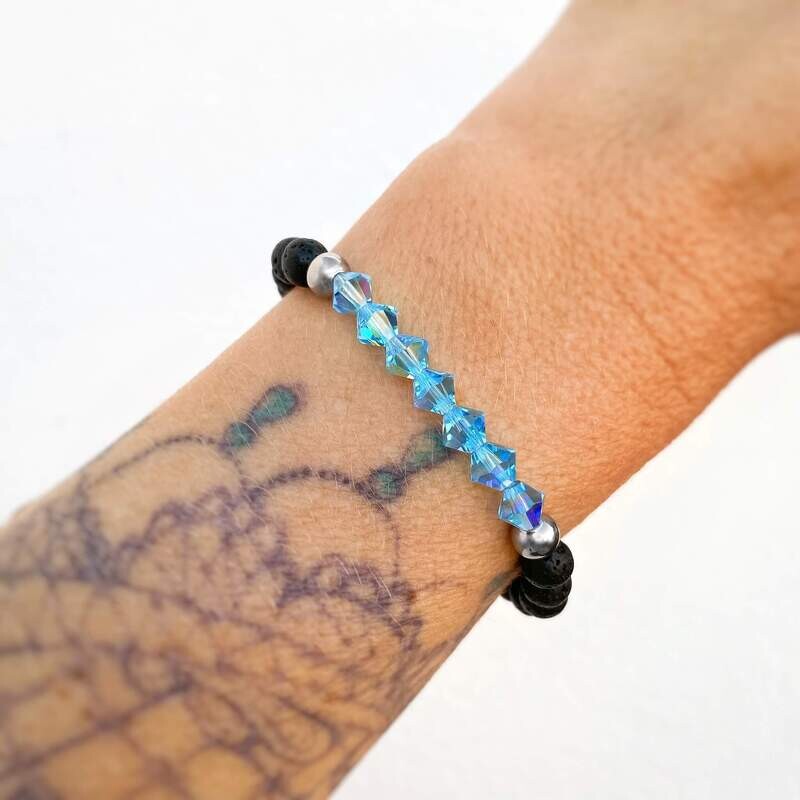 Himmelblau Armband - Klassik Design