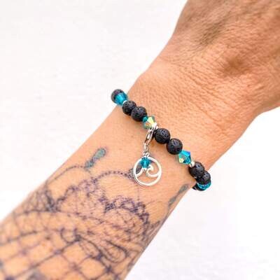 Türkise Lagune Charm Armband