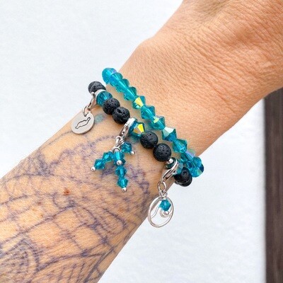 Türkise Lagune Armband Set