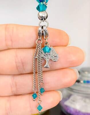 Lebensbaum Charm + Kristall