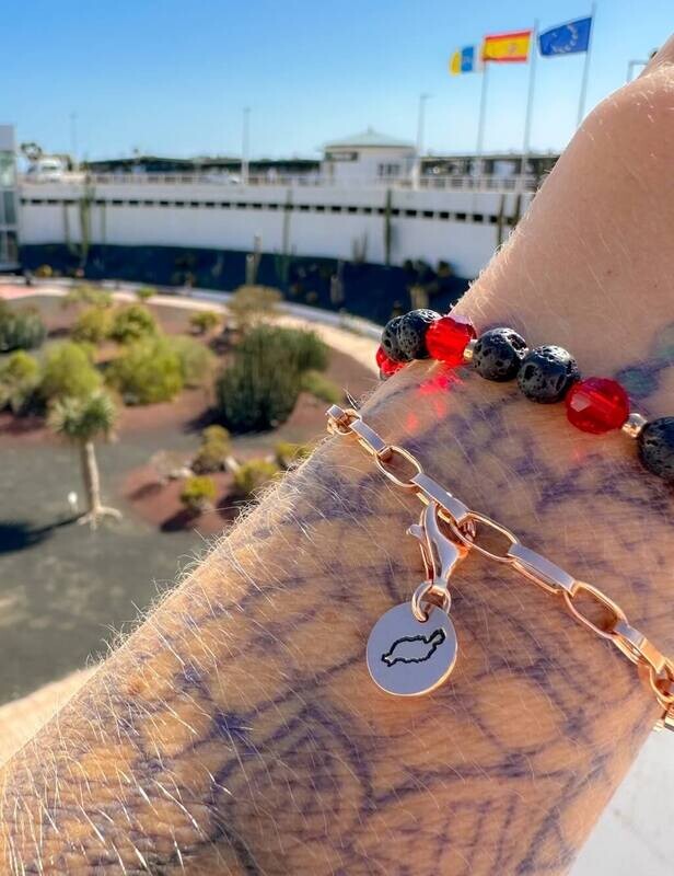 Roségold Armkettchen inklusive Lanzarote Charm