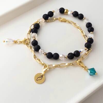Gold Armkettchen inklusive Lanzarote Charm
