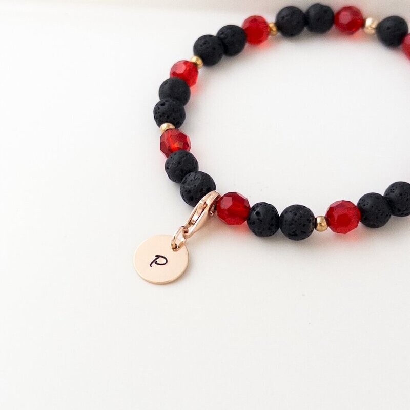 Buchstaben Charm - roségold
