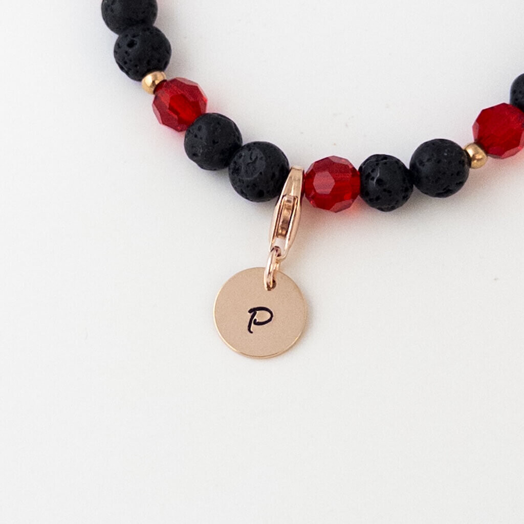 Buchstaben Charm - roségold