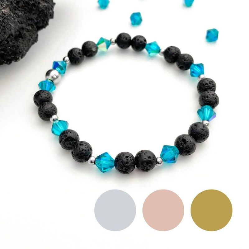 Türkise Lagune Charm Armband