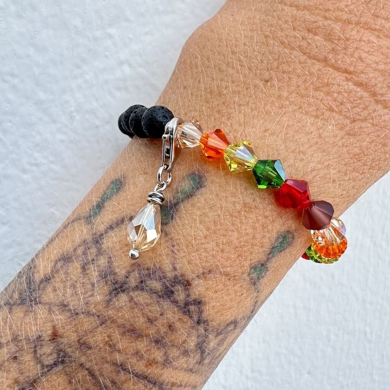 Sonnengeküsst Kristall Tropfen Charm
