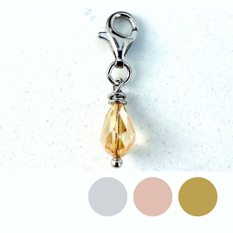 Sonnengeküsst Kristall Tropfen Charm