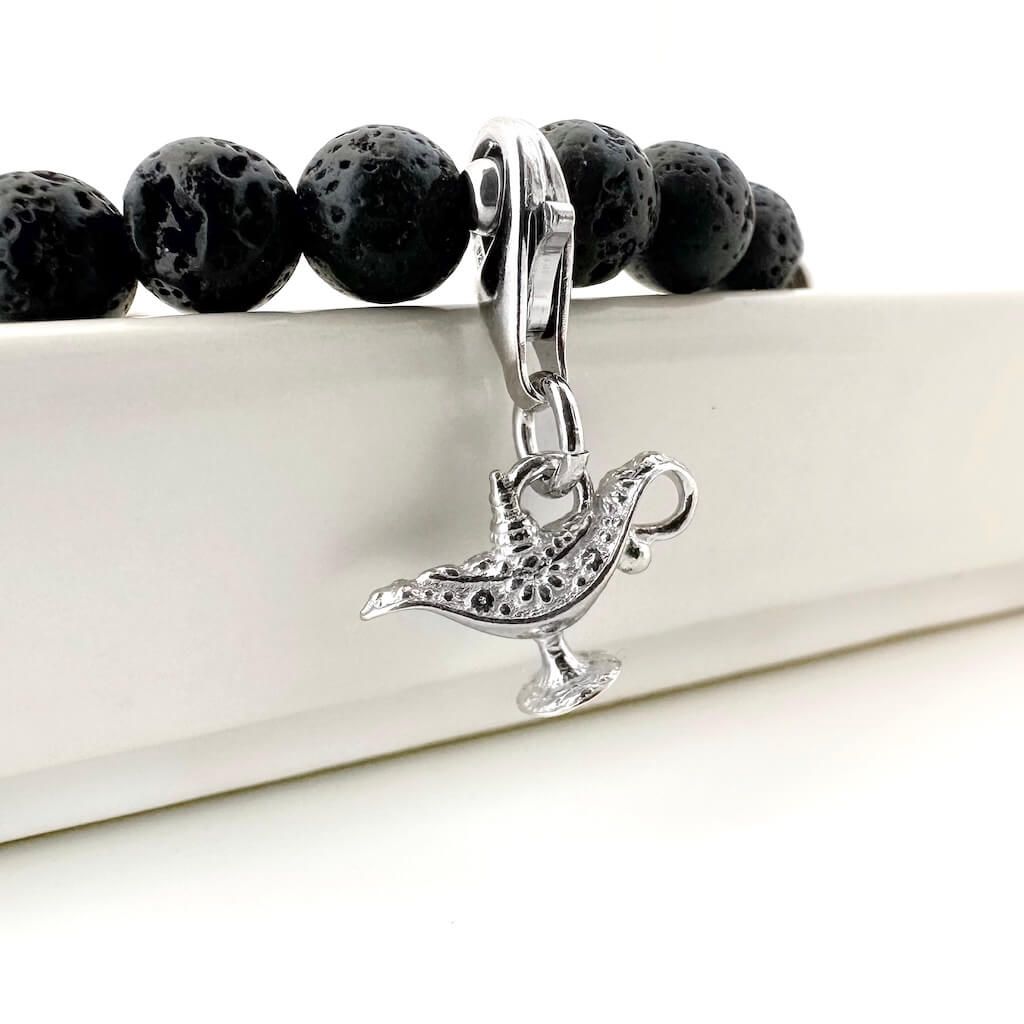 Wunderlampe Charm - silber