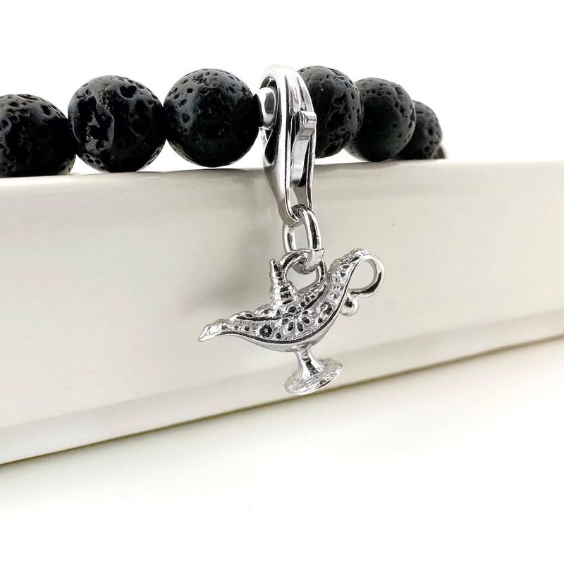 Wunderlampe Charm - silber