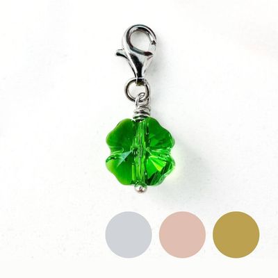 El Golfo Grün Glücksklee Charm