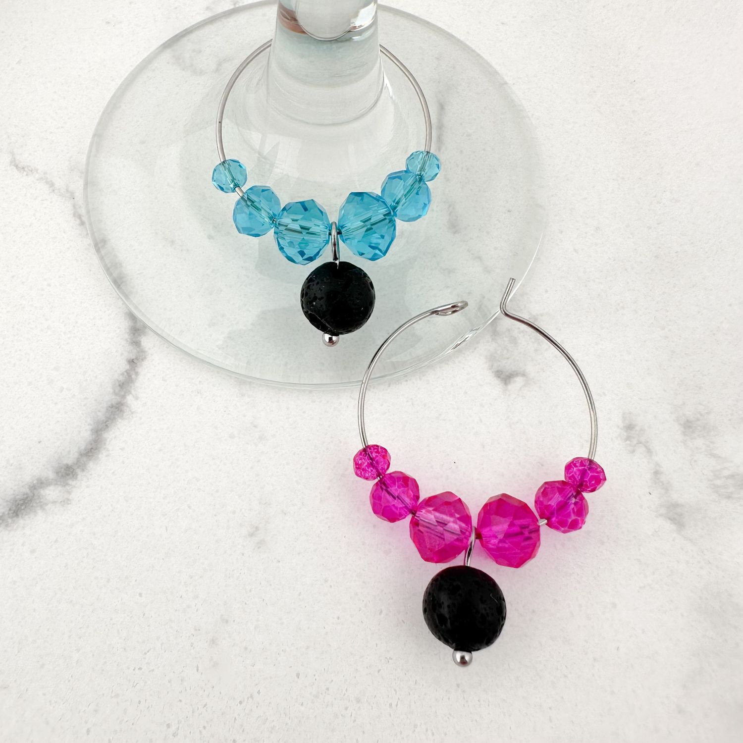 Charms für Stiel Gläser - Set