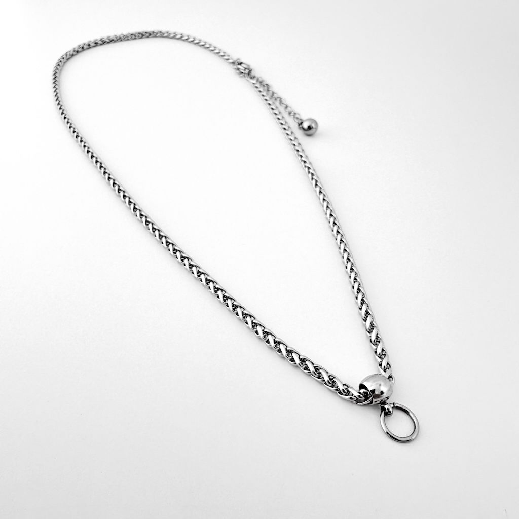 Weizen Charm Kette 45 cm - Edelstahl