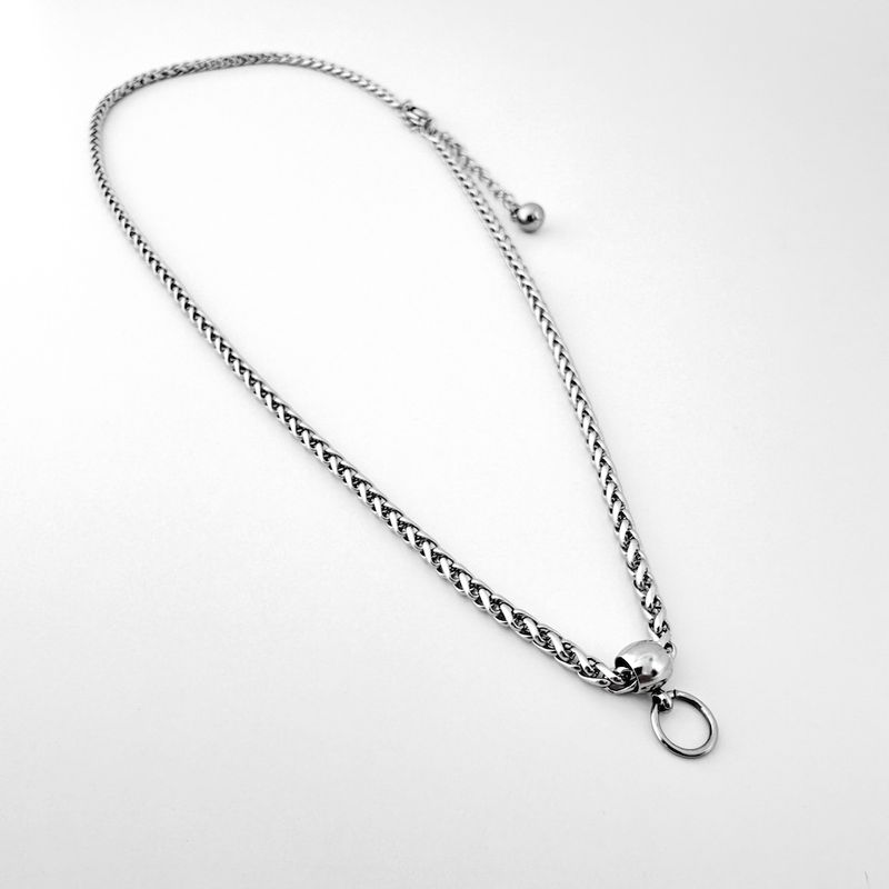 Weizen Charm Kette 45 cm - Edelstahl
