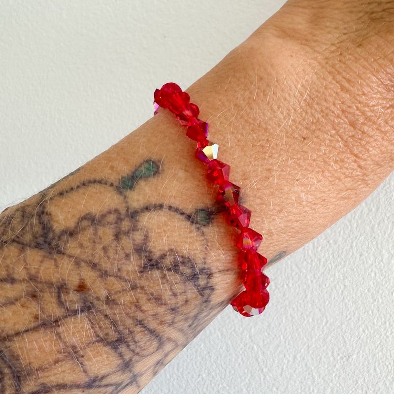 Hibiskus Rot Armband - Pur