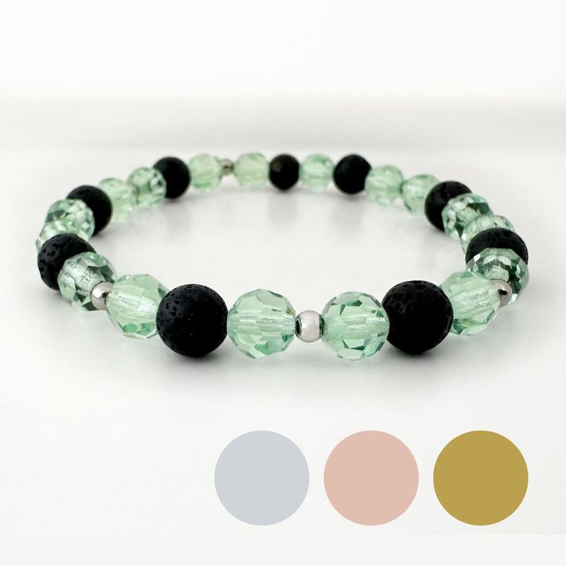 Aloe Vera grün Charm Armband