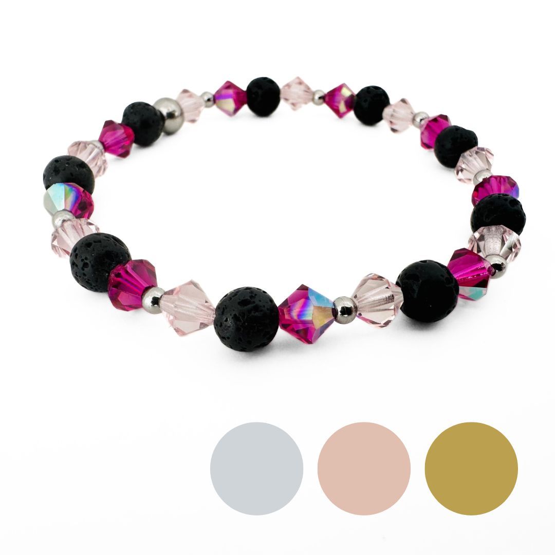 Pinke Buganvilla und ein Hauch Rosa Armband