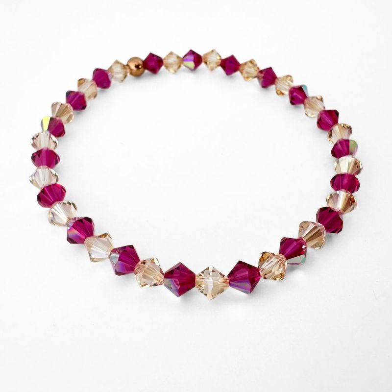 Buganvilla von der Sonne geküsst Armband Pur
