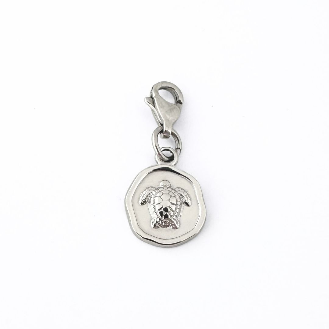Schildkröte Charm - Edelstahl