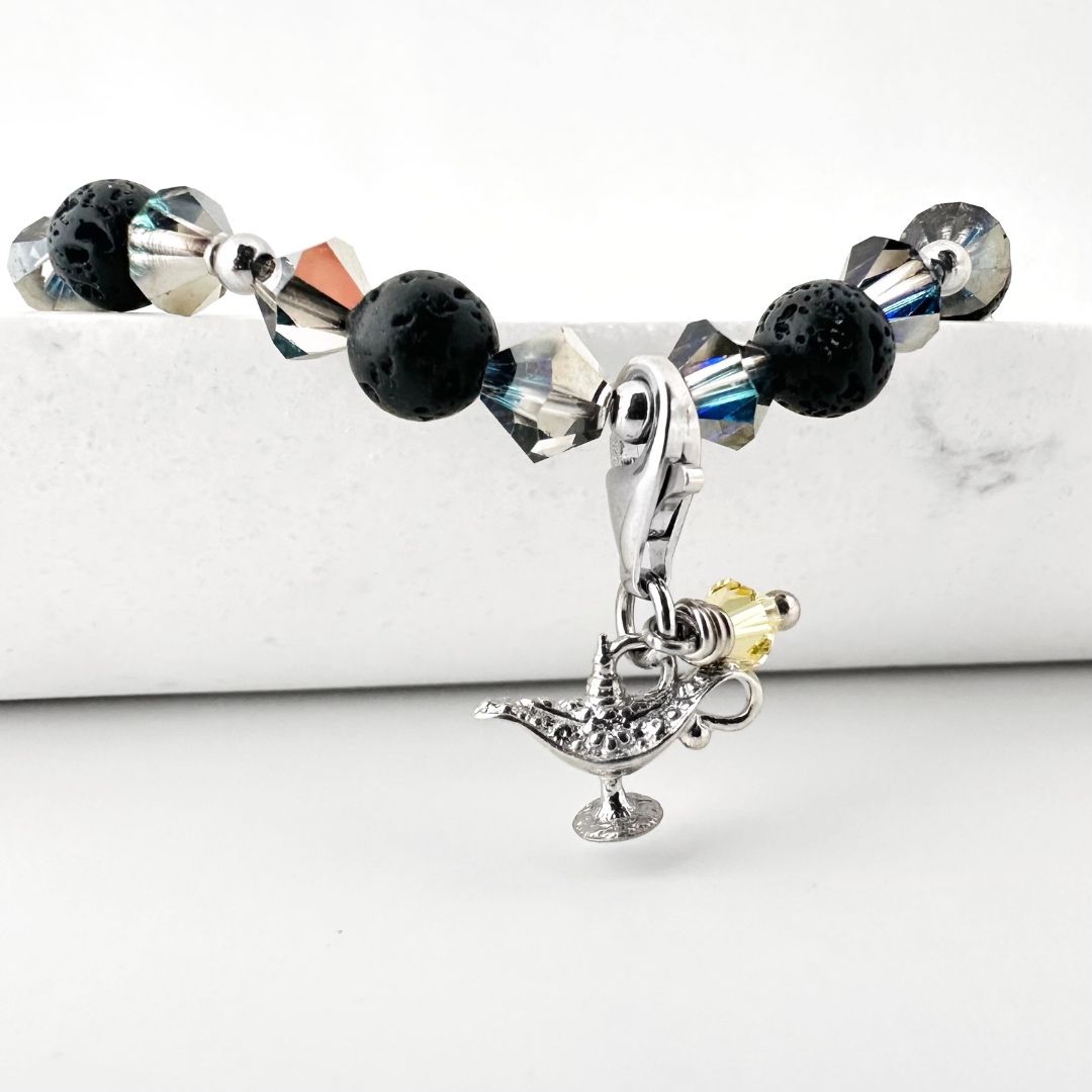 Wunderlampe Charm - silber