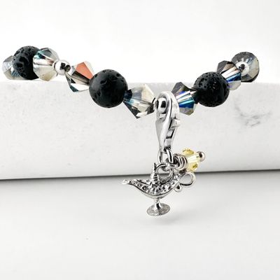 Wunderlampe Charm - silber